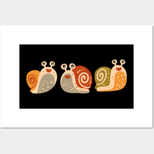 Happy Snails Posters and Art